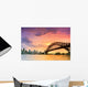 Sydney Harbour Panorama Dusk Wall Decal