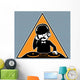 Hipster DJ Wall Decal