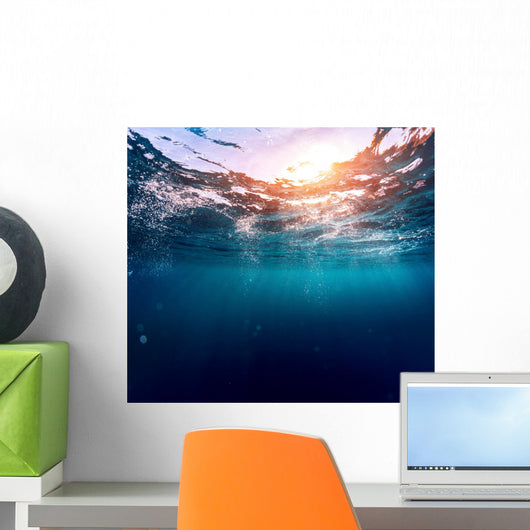 Blue Sea Wall Decal