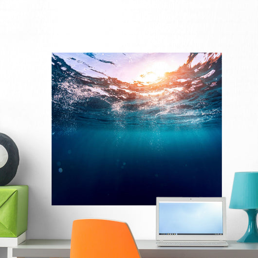 Blue Sea Wall Decal