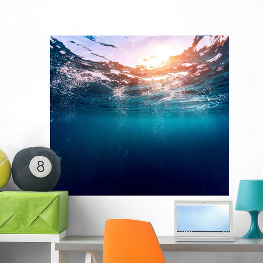 Blue Sea Wall Decal