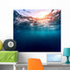 Blue Sea Wall Decal