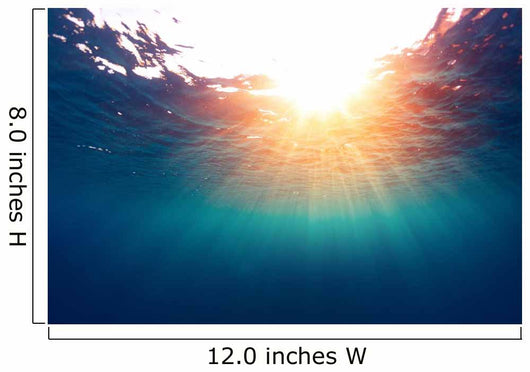 Sea with Sun Wall Decal