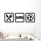Eat Sleep Soccer Football Wall Decal