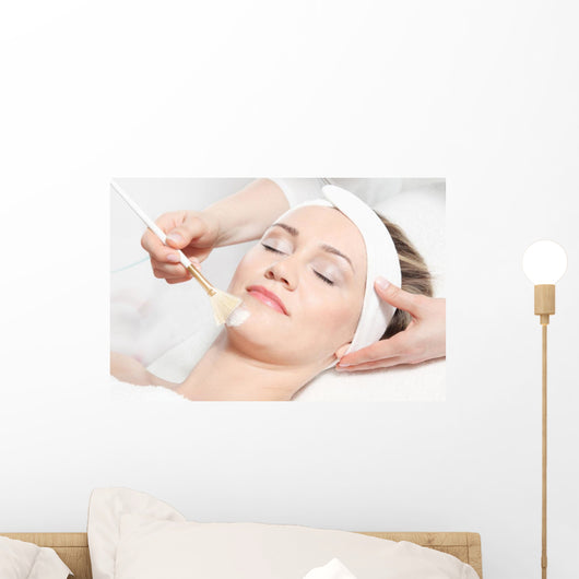 Luxurious Facial Mask Wall Decal