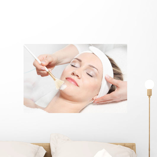 Luxurious Facial Mask Wall Decal
