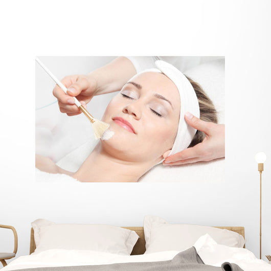 Luxurious Facial Mask Wall Decal
