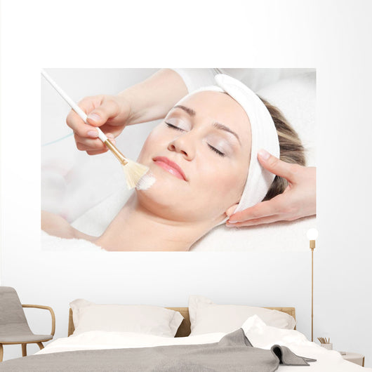 Luxurious Facial Mask Wall Decal
