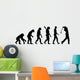Golfing Evolution Golf Wall Decal Sticker Set Panoramic Wall Decal