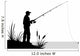 Fishing Illustration Wall Decal