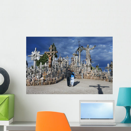People Pay Tribute to Wall Decal