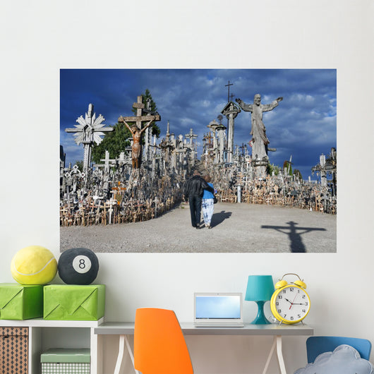 People Pay Tribute to Wall Decal