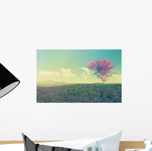 Maple Tree Landscape with Wall Decal