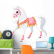 Beautiful White Royal Horse Wall Decal