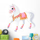Beautiful White Royal Horse Wall Decal