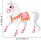 Beautiful White Royal Horse Wall Decal