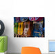 Row Colorful Guitars Display Wall Decal