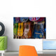 Row Colorful Guitars Display Wall Decal