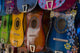 Row Colorful Guitars Display Wall Decal
