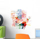 Colorful Piano Design Wall Decal