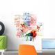 Colorful Piano Design Wall Decal