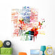 Colorful Piano Design Wall Decal