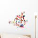 Colorful Lyre Design Wall Decal