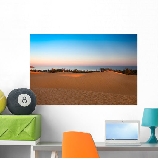 Red Sand Dunes Mui Wall Decal