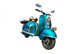 Vintage Blue Scooter Wall Decal
