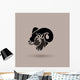 Vector Silhouette Head Wild Wall Decal