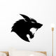 Werewolf Profile Wall Decal