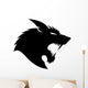 Werewolf Profile Wall Decal