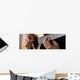 Acoustic Guitar Player Performing Wall Decal Panoramic Wall Decal