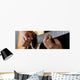 Acoustic Guitar Player Performing Wall Decal Panoramic Wall Decal