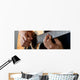 Acoustic Guitar Player Performing Wall Decal Panoramic Wall Decal