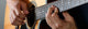 Acoustic Guitar Player Performing Wall Decal Panoramic Wall Decal