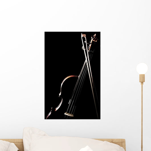 Violin Bow Musical Instruments Wall Decal Wallmonkeys