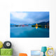 Landscape Sun Moon Lake Wall Decal