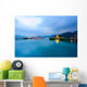 Landscape Sun Moon Lake Wall Decal