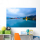 Landscape Sun Moon Lake Wall Decal