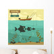 Fishing Boat Fishing Design Wall Decal