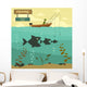 Fishing Boat Fishing Design Wall Decal