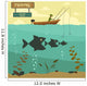 Fishing Boat Fishing Design Wall Decal