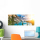 Moraine Lake Rocky Mountains Wall Decal Panoramic Wall Decal