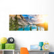 Moraine Lake Rocky Mountains Wall Decal Panoramic Wall Decal