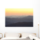 Layers Sunrise Mountains Smokies Wall Decal