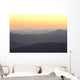 Layers Sunrise Mountains Smokies Wall Decal