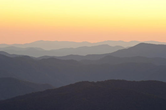 Layers Sunrise Mountains Smokies Wall Decal