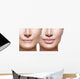 Before and after Lip Wall Decal Design 2