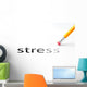 Pencil with Eraser Wall Decal